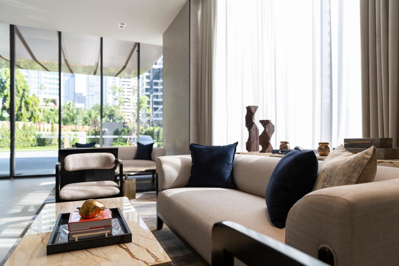 Отель Ascott Thonglor Бангкок Экстерьер фото The living room of a 3-bedroom unit