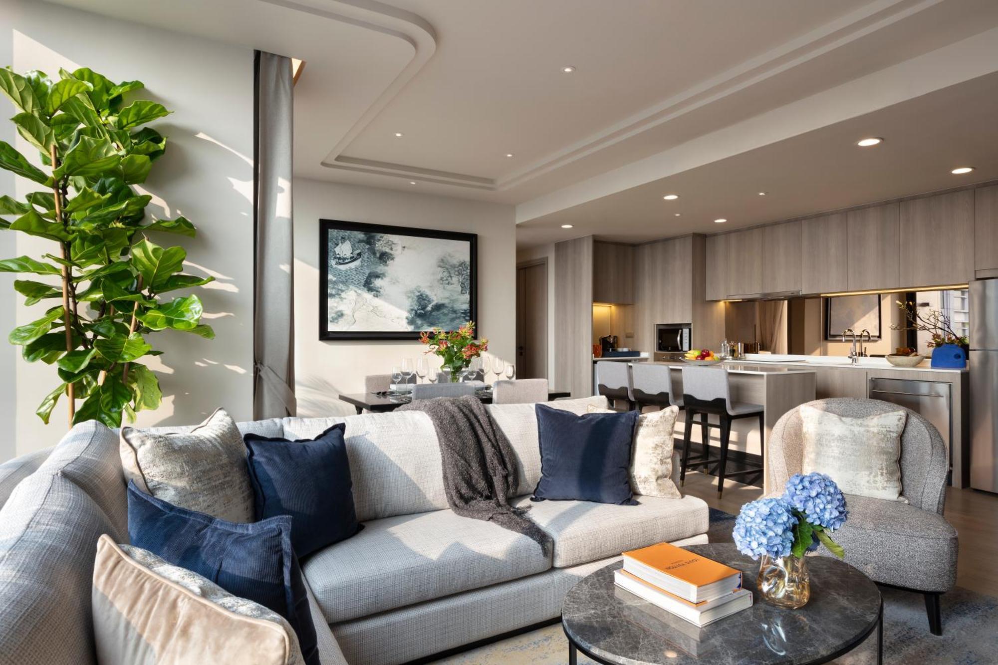 Отель Ascott Thonglor Бангкок Экстерьер фото The interior of a typical apartment